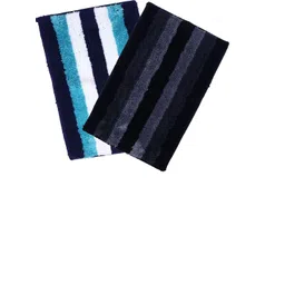 RJVT Blue Microfibre 1400 GSM Bath Rugs-picture-33