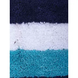 RJVT Blue Microfibre 1400 GSM Bath Rugs image 3