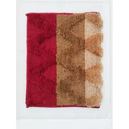 RJVT Red Microfibre 1400 GSM Bath Rugs-picture-38