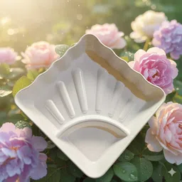 rk tech Serving plater pack of 6 Quarter Plate-picture-22