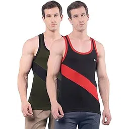 RKG Men's Assorted Pack of 2 Gym Vest (MRGV-020-Assorted-2)-picture-53