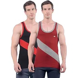 RKG Men's Assorted Pack of 2 Gym Vest (MRGV-020-Assorted-2)-picture-35