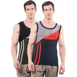 RKG Men's Assorted Pack of 2 Gym Vest (MRGV-023-Assorted-2)-picture-21