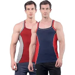 RKG Men's Assorted Pack of 2 Gym Vest (MRGV-111-Assorted-2)-picture-14
