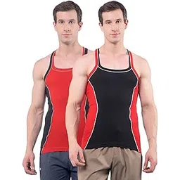 RKG Men's Assorted Pack of 2 Gym Vest (MRGV-111-Assorted-2)-picture-21