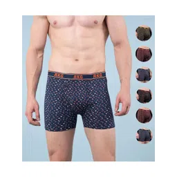 RKG Men Pack Of 7 Assorted Mid Rise Trunk-image-27