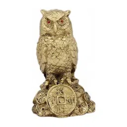 RKONECT Gold-Toned Owl Figurine Showpiece-picture-31