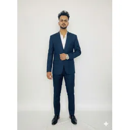 rktextile Men Self Design Mandarin Casual, Formal, Party, Festive & Wedding Blazer-picture-17