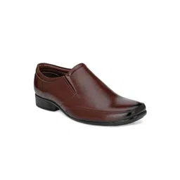 RL Rocklin Men Men Brown Solid Formal Slip-On Shoes-picture-15