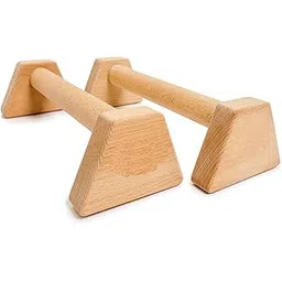 RMsindwani Wooden Parallettes Calisthenics Push-up Stand, Handstand Push Up Bars Handles and Mini Bars, Non-Slip for Indoor and Outdoor Use for Workout, Fitness and Body Movements-picture-15