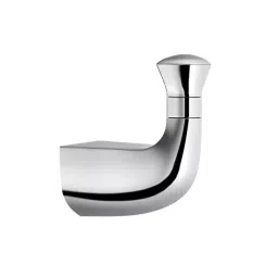 RN Brass Silver Chrome Finish Wall Mount Towel Holder for Bathroom, 8055 image 1