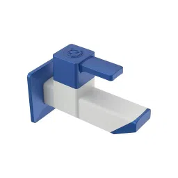 RN PTMT Bib Cock Foam Flow with Flange Wall Mount White & Metallic Blue 20 mm Faucet Hole, RNVIP02A32-picture-30