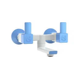 RN PTMT Wall Mixer Non Telephonic Wall Mount White & Blue 20 mm Faucet Hole, RNVIP19A17-picture-33