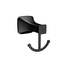 RN Stainless Steel Black Chrome Finish Wall Mount Towel Holder for Bathroom, 8005-picture-23