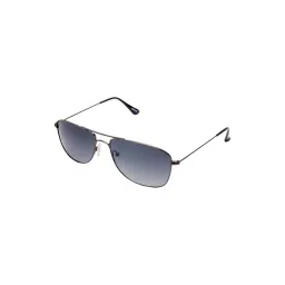 Roadies Dark Blue Polarized Beveled Unisex Sunglasses-picture-13