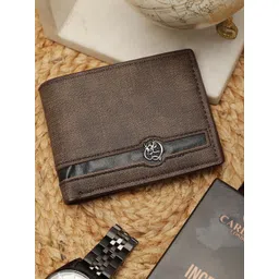 Roadster Brown Solid Leather Two Fold Wallet Wallets-picture-28