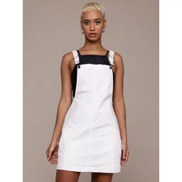 Roadster Denim Pinafore Mini Dress-picture-34