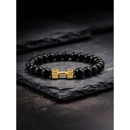 Roadster Dumbbell Style Gold Bracelet-picture-37