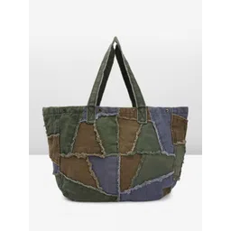 Roadster Geometric Oversized Shopper Tote Bag-picture-27