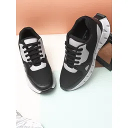 Roadster Men Black Colourblocked Sneakers-picture-37
