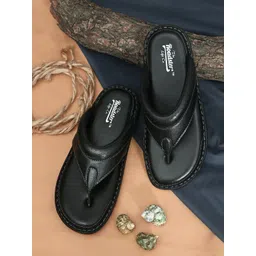 Roadster Men Black Comfort Slip On Sandals-picture-30