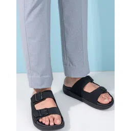 Roadster Men Black Sandals-picture-29