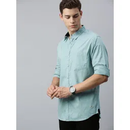 Roadster Men Blue Pure Cotton Sustainable Casual Shirt-picture-19