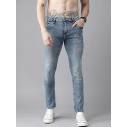 Roadster Men Blue Skinny Fit Light Fade Stretchable Jeans-picture-38