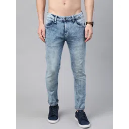 Roadster Men Blue Skinny Fit Light Fade Stretchable Jeans-picture-31