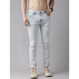 Roadster Men Blue Slim Fit Heavy Fade Stretchable Jeans-picture-30