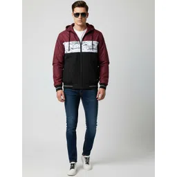 Roadster Men Colourblocked Windcheater Sporty Jacket-picture-19