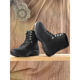 Roadster Men Faux Leather Lace Up Casual Regular Boots-picture-16