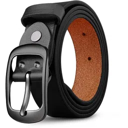 roadster Men Formal, Casual, Party, Evening Black Genuine Leather Belt-picture-26