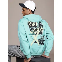 roadster Men Full Sleeve Printed Hooded Sweatshirt-picture-10