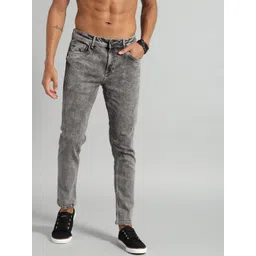Roadster Men Grey Skinny Fit Mid-Rise Clean Look Stretchable Jeans-picture-28