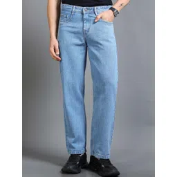 Roadster Men Light Blue Loose Mid-Rise Baggy Fit Jeans-picture-24