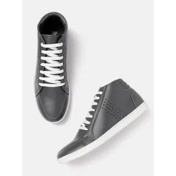 Roadster Men Mid-Top Perforated Sneakers-picture-41