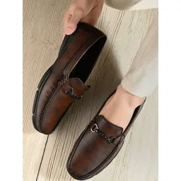 Roadster Men PU Lightweight Loafers-picture-15