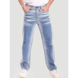 Roadster Men Relaxed Fit Mid-Rise Low Distress Light Fade Jeans-picture-34