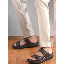 Roadster Men Slip-On PU Comfort Sandals-image-41