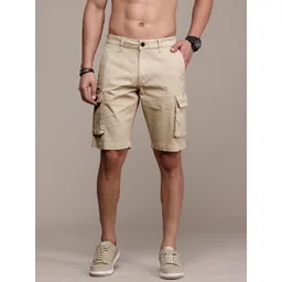 Roadster Men Solid Cargo Shorts-picture-39