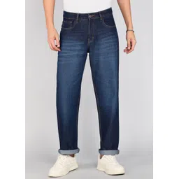 roadster Men Straight Fit Mid Rise Blue Jeans-picture-13