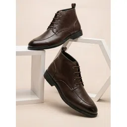 roadster Men’s Brown Leather Chelsea Boots | Lace Up Men Boots | Boots For Men Boots For Men-picture-11