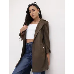 roadster Polyester Coat For Women-picture-27