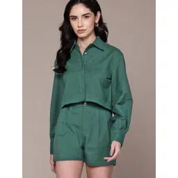 Roadster Pure Cotton Shirt With Shorts-image-46