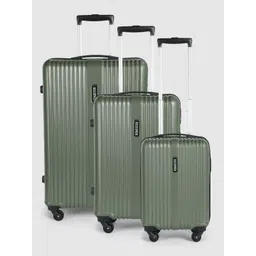 Roadster String Textured Set of 3 Trolley Suitcases - Cabin, Medium & Large-picture-40
