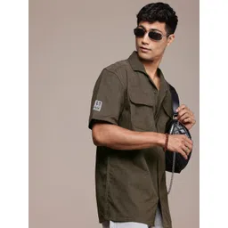 Roadster The Life Co. Corduroy Pure Cotton Opaque Relaxed Fit Casual Shirt-picture-15