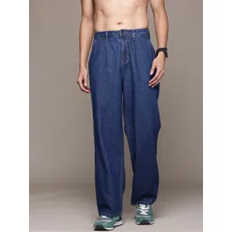 Roadster The Life Co. Men Wide Leg Fit Pure Cotton Jeans-picture-36