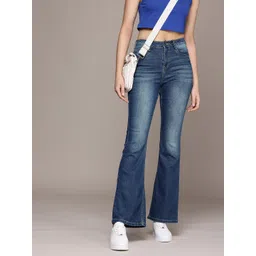 Roadster The Life Co. Women Skinny Fit High-Rise Heavy Fade Stretchable Jeans-picture-34