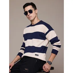 Roadster The Lifestyle Co. Acrylic Striped Pullover-picture-39